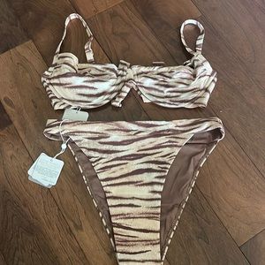 Monday Swimwear | Tiger print bikini | New with Tags